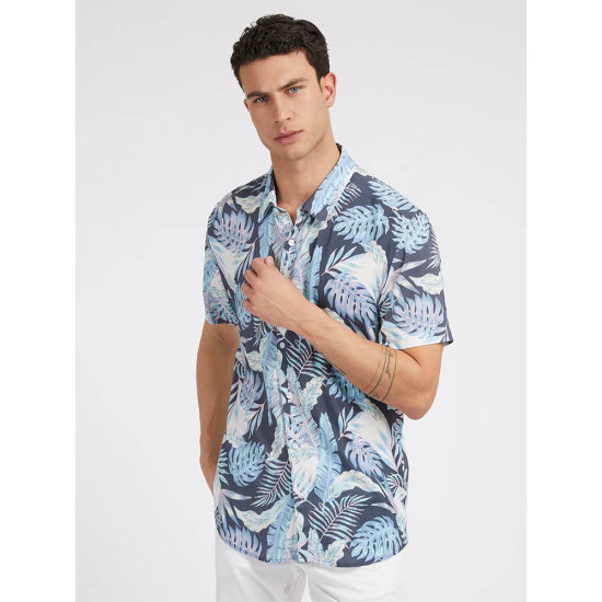 Guess Ανδρικό πουκάμισο All over print shirt